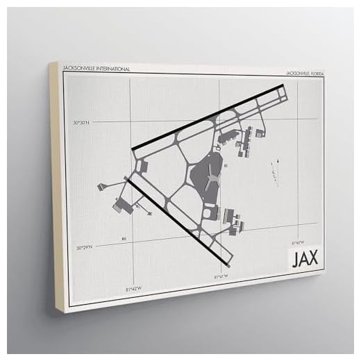 Minamalist Print of Jacksonville Airport