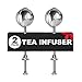 2pack Tea Ball, tea infuser for loose leaf tea, tea strainers for loose tea, stainless steel tea strainer, loose leaf tea steeper, easy clean, tea fine mesh strainer reusable