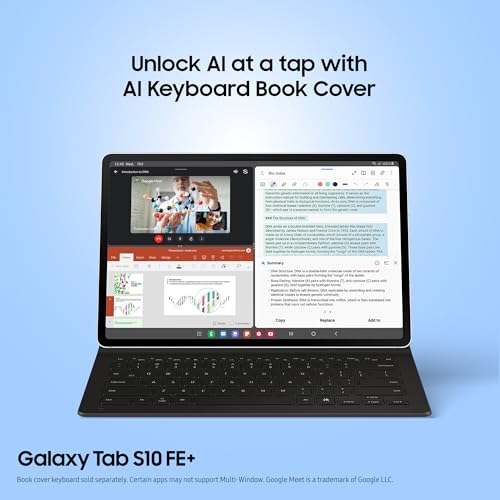 Samsung Galaxy S10 Fe+ Android Tablet, Wifi, 256GB Storage, 8GB Memory, 13.1" Display, S Pen Included, Long Lasting Battery, Grey, 3 Year Samsung Extended Warranty (Uk Version) - 8