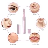 ACWOO Eyebrow Hair Removal for Women Men, Upgraded Mini Portable Eyebrow Trimmer, Painless Face Hair Shaver Electric Eyebrow Razor for Brows Face Cheek Lips Peach Fuzz - Image 5