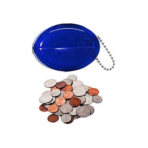 USA Made Oval Squeeze Coin Purse 5 New Coin Purses in Popular Colors