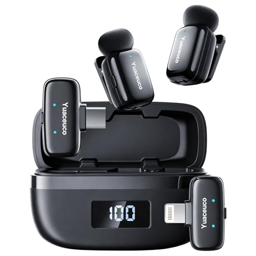 Mini Wireless Lavalier Microphone with AI Voice Changer