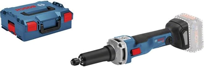 Bosch Professional 18V System Akku Geradschleifer GGS 18V-23 LC (Leerlaufdrehzahl 23.000 min-1, Connect Ready, in L-BOXX, ohne Akku/ Ladegerät)