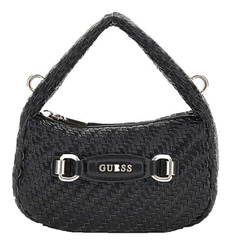 Mini sac GUESS Francy Mini Hobo Bag Black a epaule tendance noir