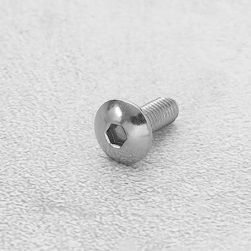 EMSea 20 Stück M6 x 16 mm Motorrad-Befestigungsschrauben Ersatz kompatibel mit Honda kompatibel mit Yamaha Motorrad-Verkleidungsschrauben