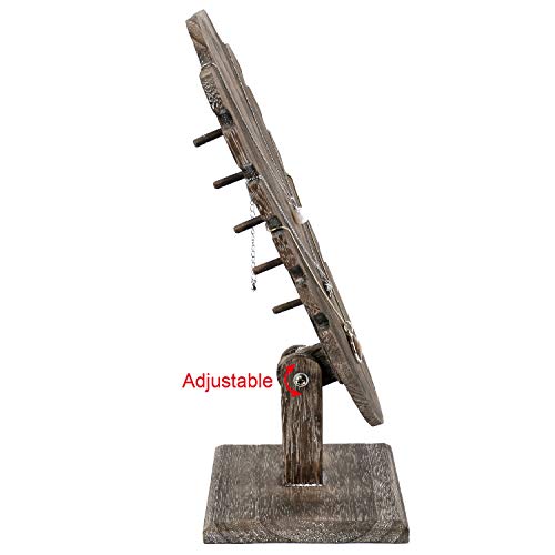 image for Mooca Freestanding Necklace Easel Display Stand Holder Multiple Neckla