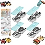 Versatile Applications: These multi-purpose snack containers are perfect for a wide range of occasions, Whether you're packing snacks for work, planning a picnic, going on a road trip, or hosting a party, they meet all your condiment and snack storage needs, Use our double-compartment condiment container to streamline your meal prep. It's an essential item for anyone striving to maintain a healthy and organized eating routine