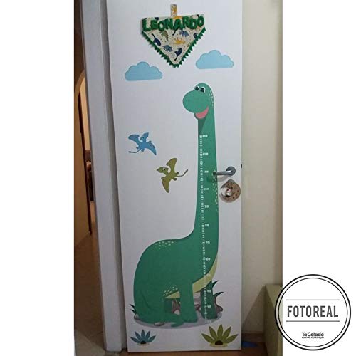 Régua de Crescimento Infantil Dinossauros