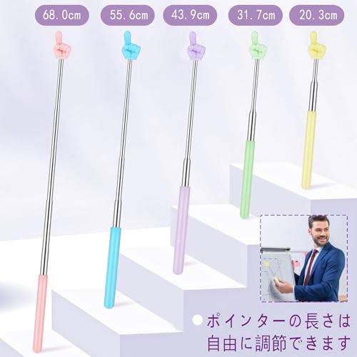 Quasarion 指示棒 伸縮式5本セット