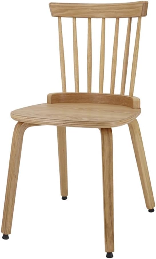 Dining Chair Cafe Solid Wood Backrest Leisure