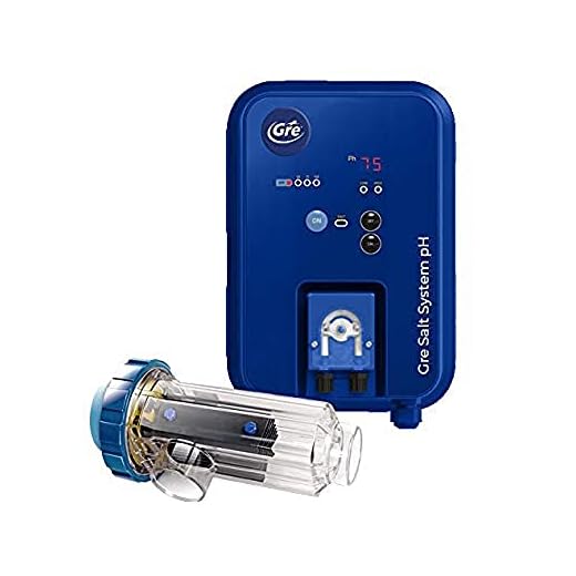 Gre Scgphp60 Scgphp60-Clorador Salino + Controlador De Ph + Bomba Dosificadora, Para Piscinas Hasta 60 M3, Azul, All In One