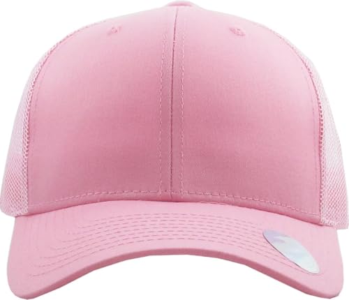 Image of Classic 6 Panel Cotton Twill Mesh Trucker Cap Hat Adjustable Snapback Hat