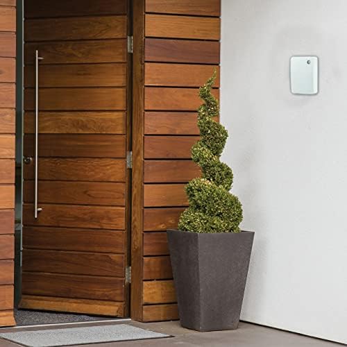 IP44 Rated Dusk to Dawn Photocell Sensor Light Switch for Outdoors - Weatherproof with Adjustable LUX Control - Compatible with Multiple Lights | White