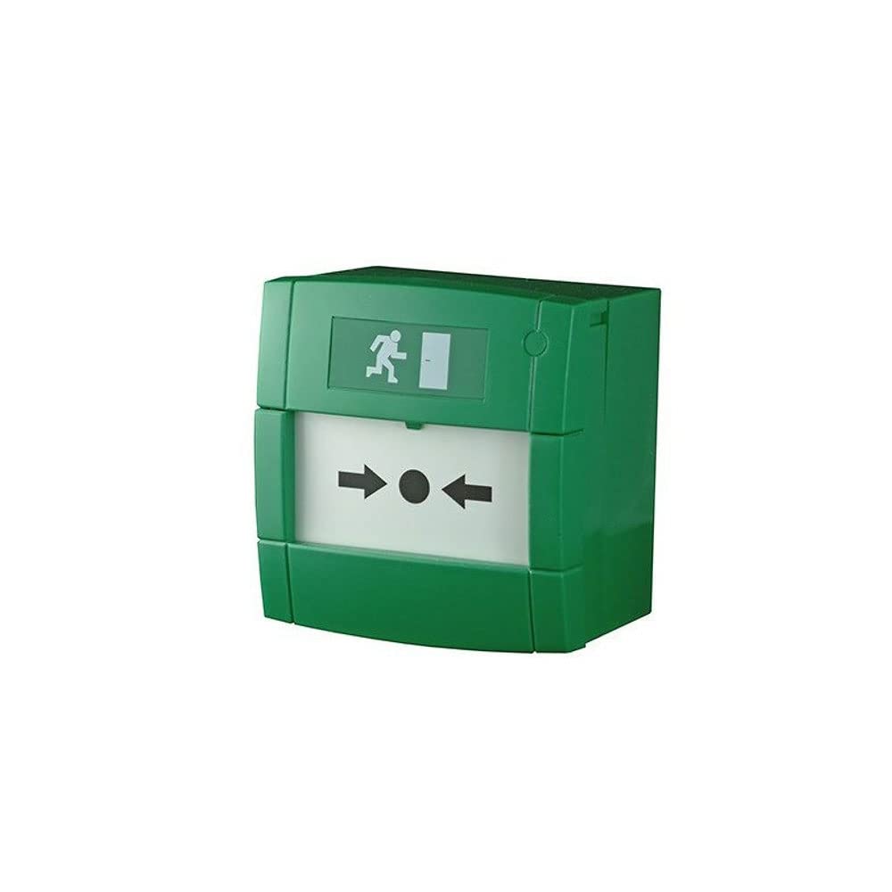 Dieffematic M3A-G000SG-K013-13 Pulsante Uscita Emergenza Verde con Sblocco Flessibile e Contatto Unipolare