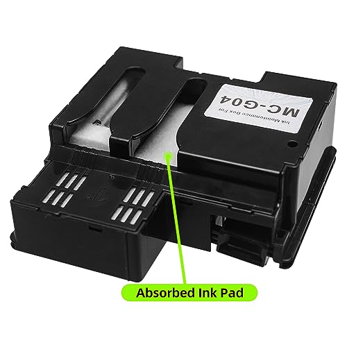 MC-G04 Maintenance Cartridge with Chip MC G04 Ink Maintenance Tank Replacement for Canon PIXMA G1130 G1230 G1330 G3270 G2270 G1230 G3370 G1430 G2470 G3470 G3471 G3472 G4470 Printer - Image 4