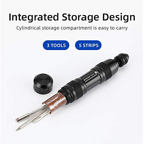 Kit de conserto de pneus, Romacci Kit de reparação de pneus de bicicleta tubeless Ferramenta de repa