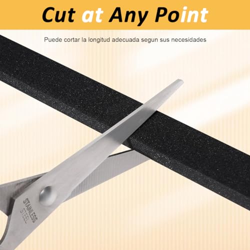 Image of HASTHIP 16.4ft Door Seal Strip Door Bottom Sealing Strips EVA Foam Door Sweep Door Seal Gap Seals Self Adhesive Door Strips Door Seal Weather Proof Noise Reduction Door Seal for Door, Window, Gaps