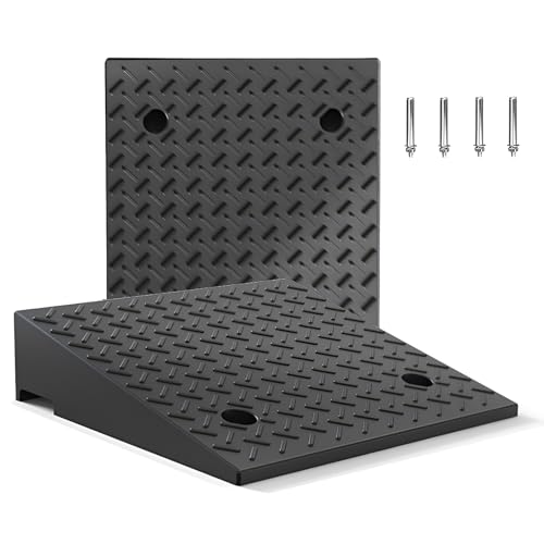 Rampas para Bordillo 2 Unidades 11 cm Capacidad 2000 lbs miniatura 1