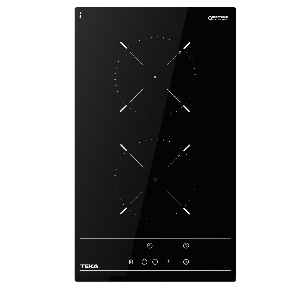 TEKA Placa Vitrocerámica Modular 2 Zonas, Touch Control, Seguridad Auto Lock, Programador 99 Minutos, Sistema Fast-Click, Modelo TZC 32000 TTC BK