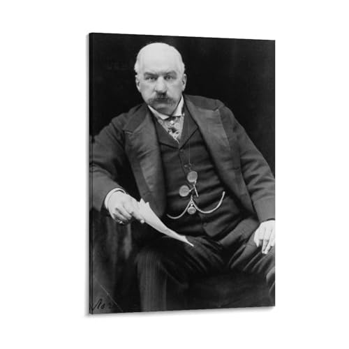 Poster J. P. Morgan grand format toile esthétique chambre 60x90