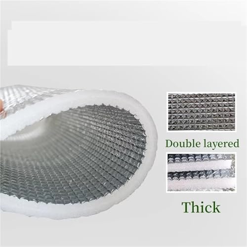 Evita el calor en casa con la película aislante opaca de aluminio de 50x50 cm con ventosas 6