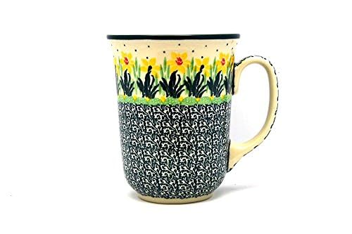 Taza de cerámica Polish Pottery 16 oz Bistro Daffodil miniatura 2