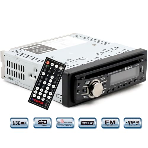 Image of IBELL CTDV990D Car DVD Player with USB, SD, AUX, FM, MP3 Support, 4x45W Output, Digital FM Tuner, Car Stereo Player with Remote Control, Black