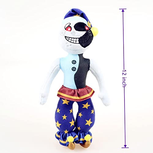 FNAF Brinquedo de pelúcia com desenho de palhaço de pelúcia, brinquedo de desenho animado, almofada