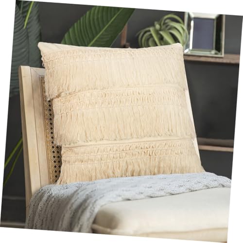 Taies d'oreiller à pompons robustes drap de lit et housse de salon