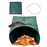 Laubsäcke, strapazierfähig, groß, zusammenklappbar, wiederverwendbar, Rasensäcke, für Outdoor, Camping, Zuhause, Küche, Recycling