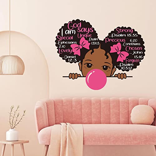 Vinilos Decorativos de Niña Afroamericana 2 Pzs miniatura 6