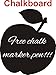 Produktbild CHALK BOARD APPLE DESIGN WALL ART STICKER DECAL 2 SIZES*Free liquid chalk pen*SHABBY CHIC KITCHEN (MEDIUM 34x40CM) by FSSS Ltd