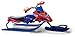 Machrus Frost Rush Snow Bike Sled for Kids and Toddlers for Winter Sledding with Handlebar Grips, Retractable Pull Cord & Dual Foot Brakes