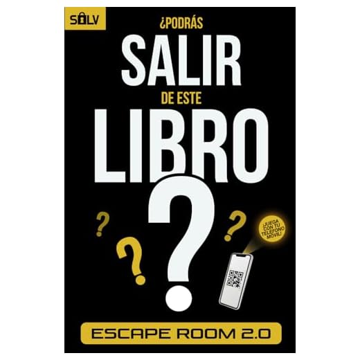 ¿Podrás salir de este libro?: Libro Escape Room para adultos con acertijos y rompecabezas interactivos, para jugar solo o en equipo (Libros Escape Room 2.0)