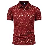 TALLA: para elegir la camiseta de polo de manga corta para hombre que le quede bien, lea la tabla de tallas que le proporcionamos y elija la talla de acuerdo con el ancho de su busto y hombros, debido al ajuste delgado, la barriga grande debe elegir una talla más grande de lo habitual. tapas