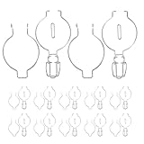 Beavorty 12 Piezas Abrazaderas de Alambre de Acero Inoxidable para Tarros de Vidrio Mecanismo de Resorte, Cierres Metálicos Herméticos para Latas Selladas, Accesorios para Almacenamiento