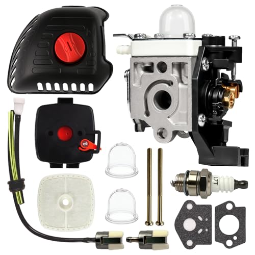 SRM 225 Carburetor for ECHO SRM-225 GT-225 PAS-225 PAS 225 PE225 PPF225 SHC225 RB-K93 Trimmer Weedeater Replace A021001690 parts with replacement Air Filter Case Cleaner Cover Fuel Line Tune Up Kit