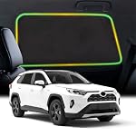 RAV4 Rear Window Shades 2019-2024, 2PCS Magnetic Suede