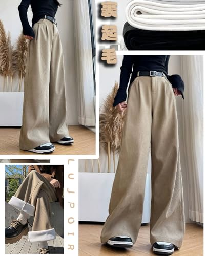 LUJPOIR 裏起毛 裏ボア コ-デュロイパンツ の商品画像 4