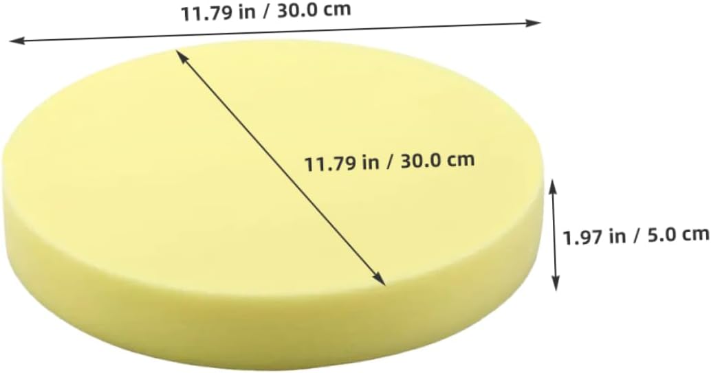 Multipurpose Round Sponge Cushion for Crafts Pottery and Painting for Artists and Beginners Sturdy Elasticity and Comfortable Use Large for Projects