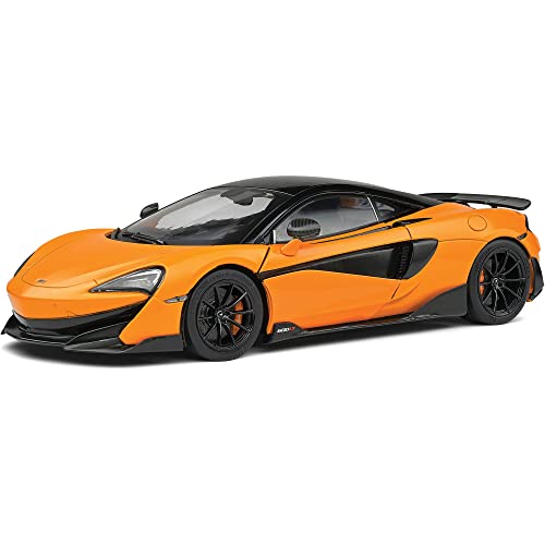2018 McLaren 600LT Coupe McLaren Orange and Black 1/18 Diecast Model Car by Solido S1804501 2018 McLaren 600LT Coupe McLaren Orange and Black 1/18 Diecast Model Car by Solido S1804501