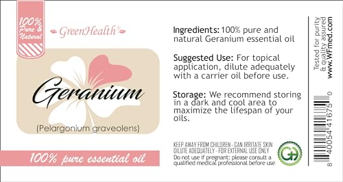 Aceite Esencial de Geranio 118 ml Puro miniatura 4
