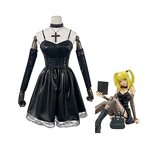 CGBF-Disfraz de Cosplay de Death Note Anime Misa Amane para Adultos Disfraces Halloween Carnaval...