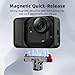 Magnetic Quick Release Mount Adapter Compatible for Insta360 Go Ultra Camera Accessories Metal Extension Base Bracket with 1/4