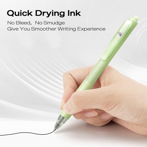 WRITECH Bolígrafos Gel Punta Fina 8 unidades Tinta Negra miniatura 5