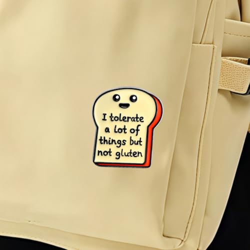PLwelth Witty Gluten-Free Enamel Pin - Humorous Accessory for Jackets, Hats, and Bags - Perfect Gift for Foodies - Image 6