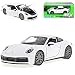 Produktbild Welly Porsche 911 992 4S Coupe Weiss Neue Generation Ab 2019 1/24 Modell Auto mit individiuellem Wunschkennzeichen