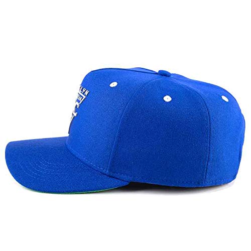 Boné MXC BRASIL Aba Curva Snapback Ajustável Brooklyn Tamanho:Único;Cor:Azul