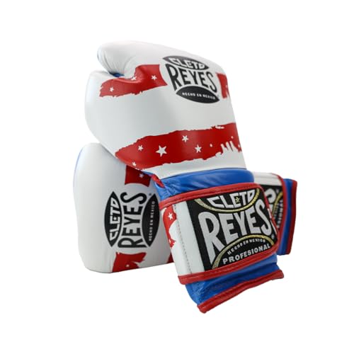 Image of CLETO REYES Training Boxing Gloves with Hook and Loop Closure for Sparring and Heavy Punching Bags, Men and Women, MMA, Kickboxing, Muay Thai, 12oz, USA