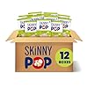 SkinnyPop Popcorn, Sea Salt Microwave, 2.8oz, 12 Boxes (3 Bags per Box)
